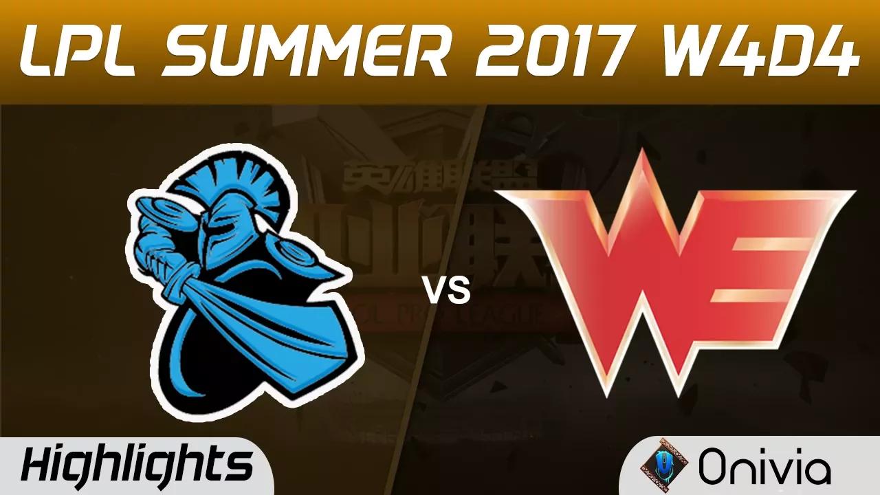 NB vs WE Highlights Game 2 LPL SUMMER 2017 NewBee vs Team WE by Onivia thumbnail