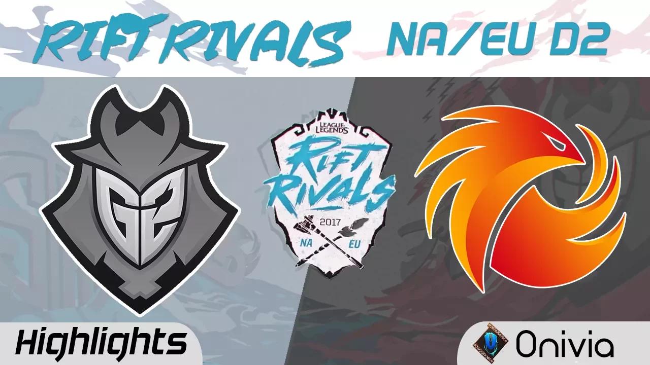 G2 vs P1 Highlights Rift Rivals EU & NA 2017 G2 Esports vs Phoenix1 by Onivia thumbnail