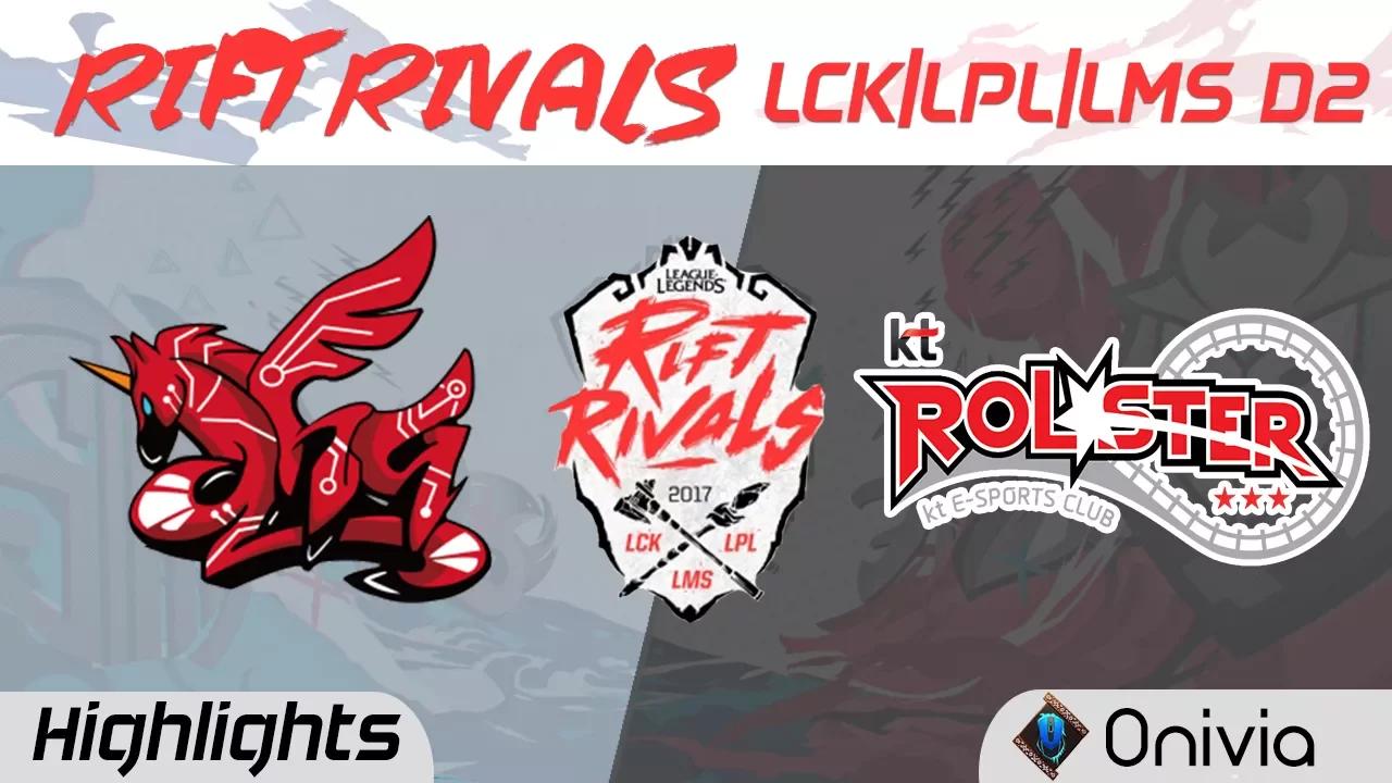 AHQ vs KT Highlights Rift Rivals LCK LPL LMS 2017 AHQ Esports vs KT Rolster Up by Onivia thumbnail