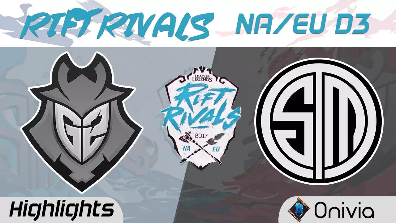 G2 vs TSM Highlights Rift Rivals EU & NA 2017 G2 Esports vs Team Mid Solo by Onivia thumbnail