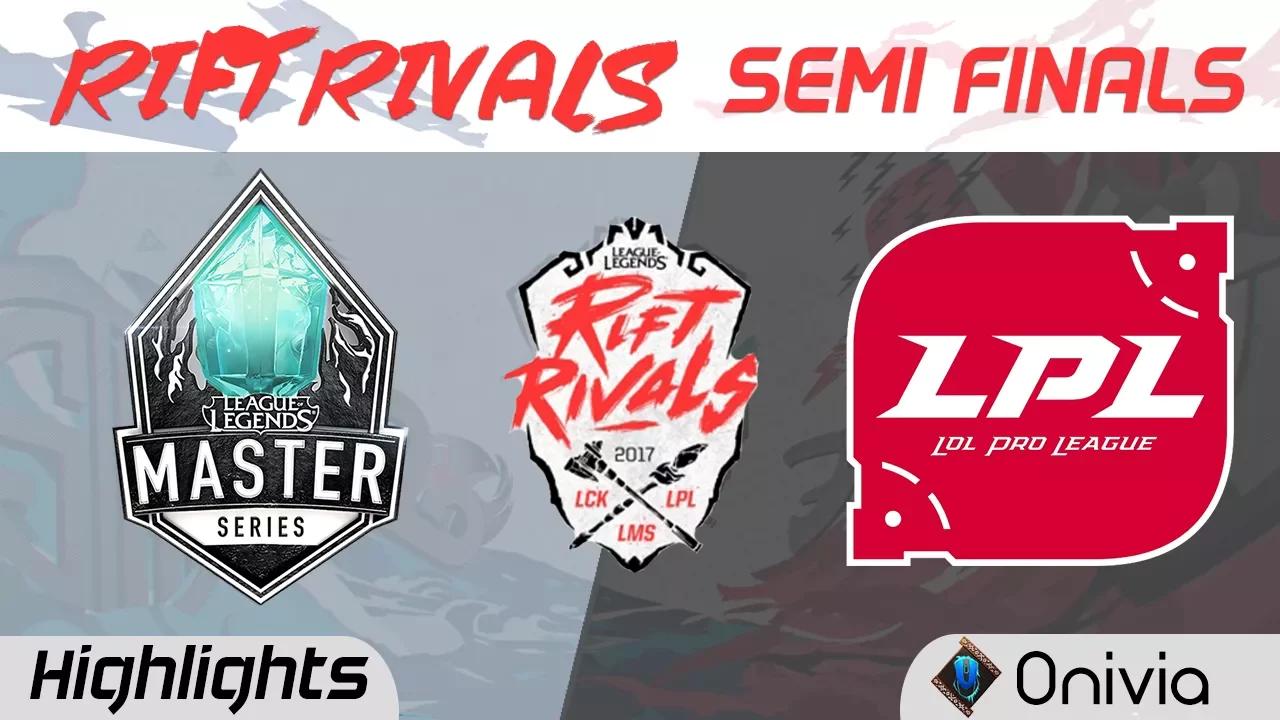 LMS vs LPL Highlights Game 1 Rift Rivals LCK LPL LMS 2017 Semi Finals JT vs WE by Onivia thumbnail