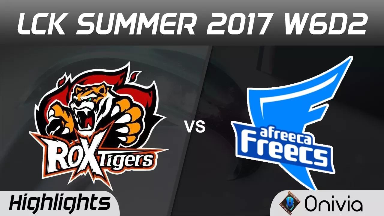 ROX vs AFS Highlights Game 1 LCK SUMMER 2017 ROX Tigers vs Afreeca Freecs by Onivia thumbnail