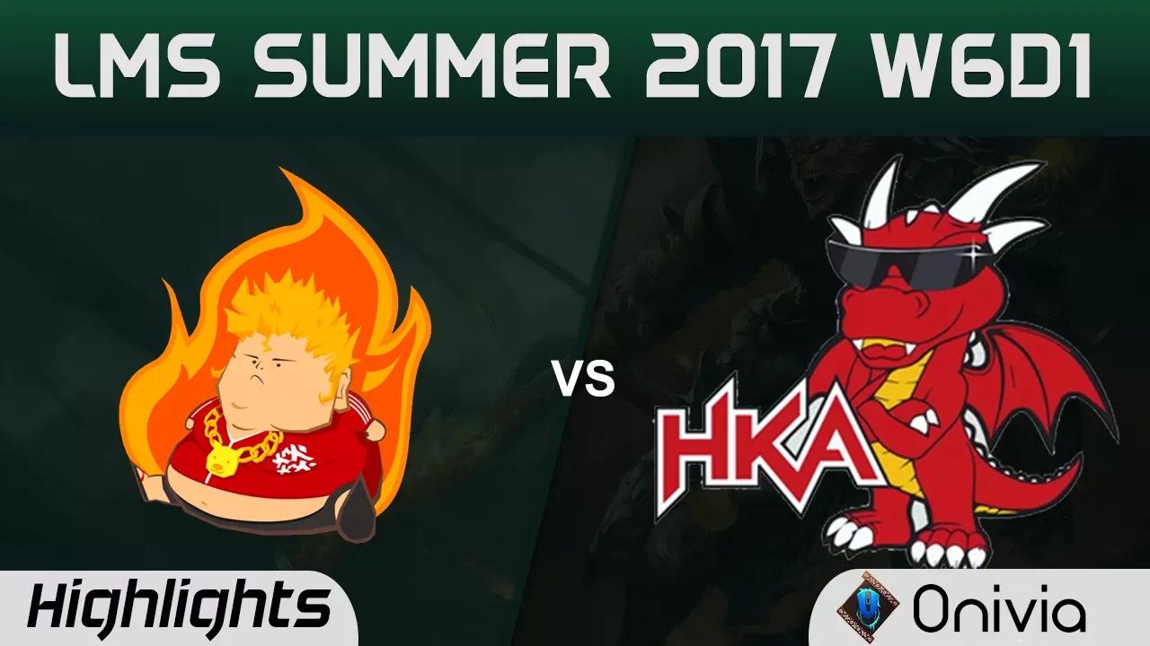 FB vs HKA Highlights Game 1 LMS 精華 夏季職業聯賽 2017 SUMMER Fireball vs Hong Kong Attitude by Onivia thumbnail