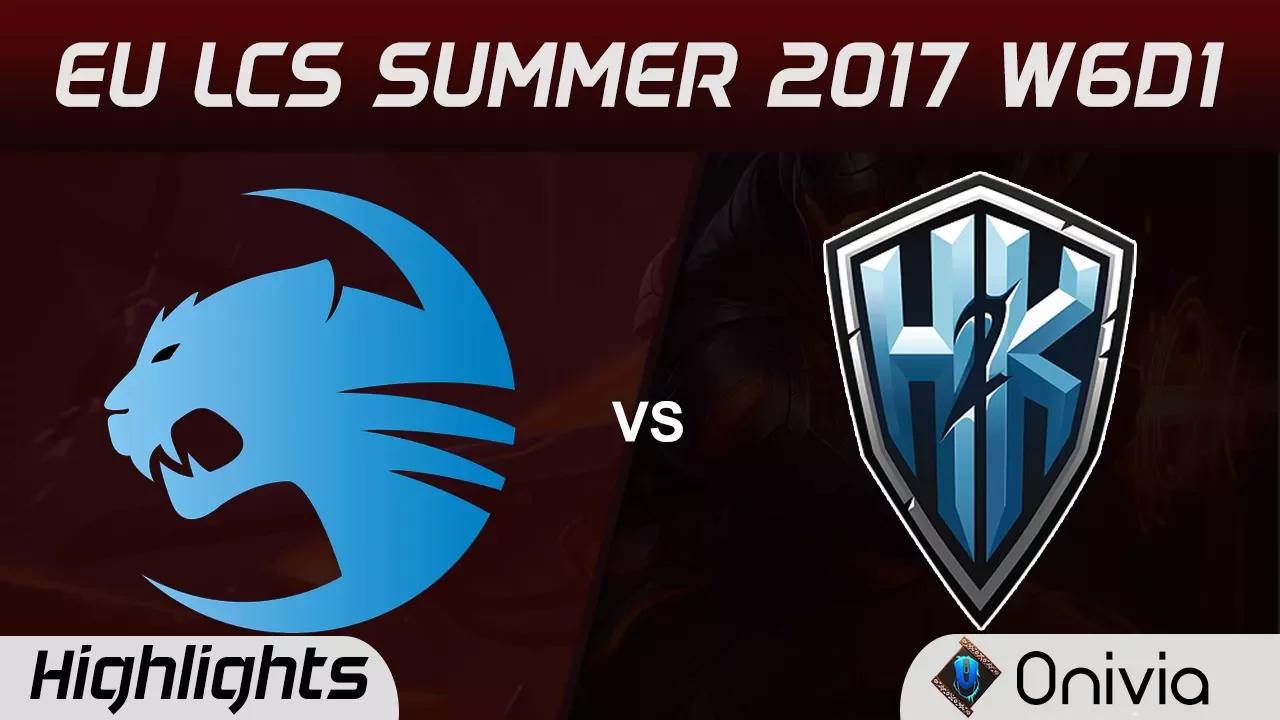 ROC vs H2K Highlights Game 1 EU LCS SUMMER 2017 Roccat vs H2K Gaming by Onivia thumbnail