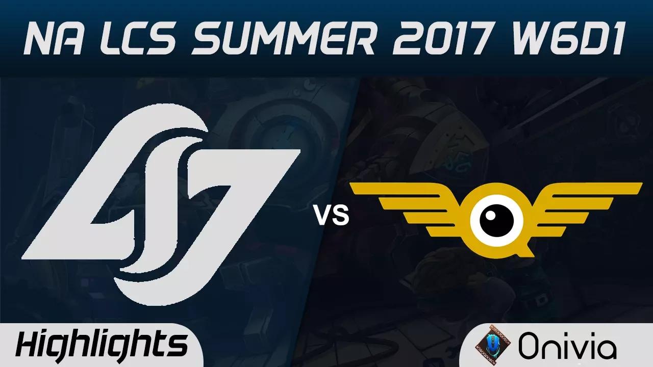 CLG vs FLY Highlights Game 1 NA LCS Summer 2017 Counter Logic Gaming vs FlyQuest by Onivia thumbnail