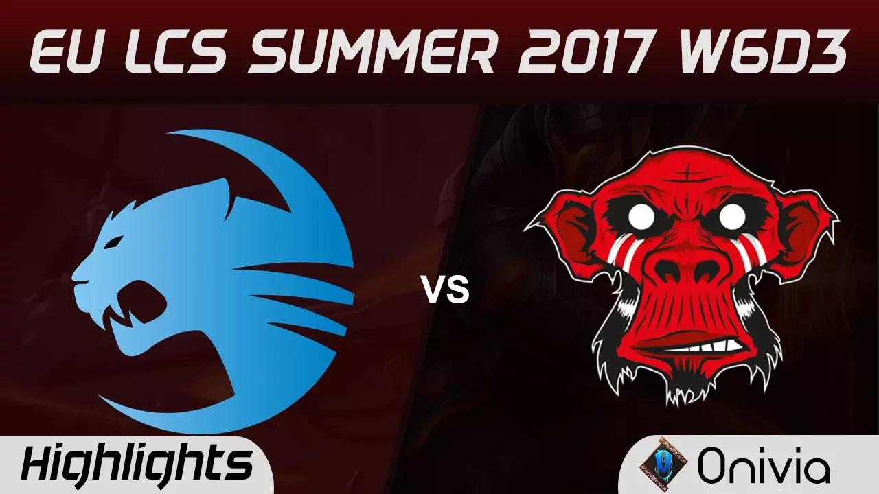 ROC vs MM Highlights Game 1 EU LCS SUMMER 2017 Roccat vs Misterious Monkeys by Onivia thumbnail