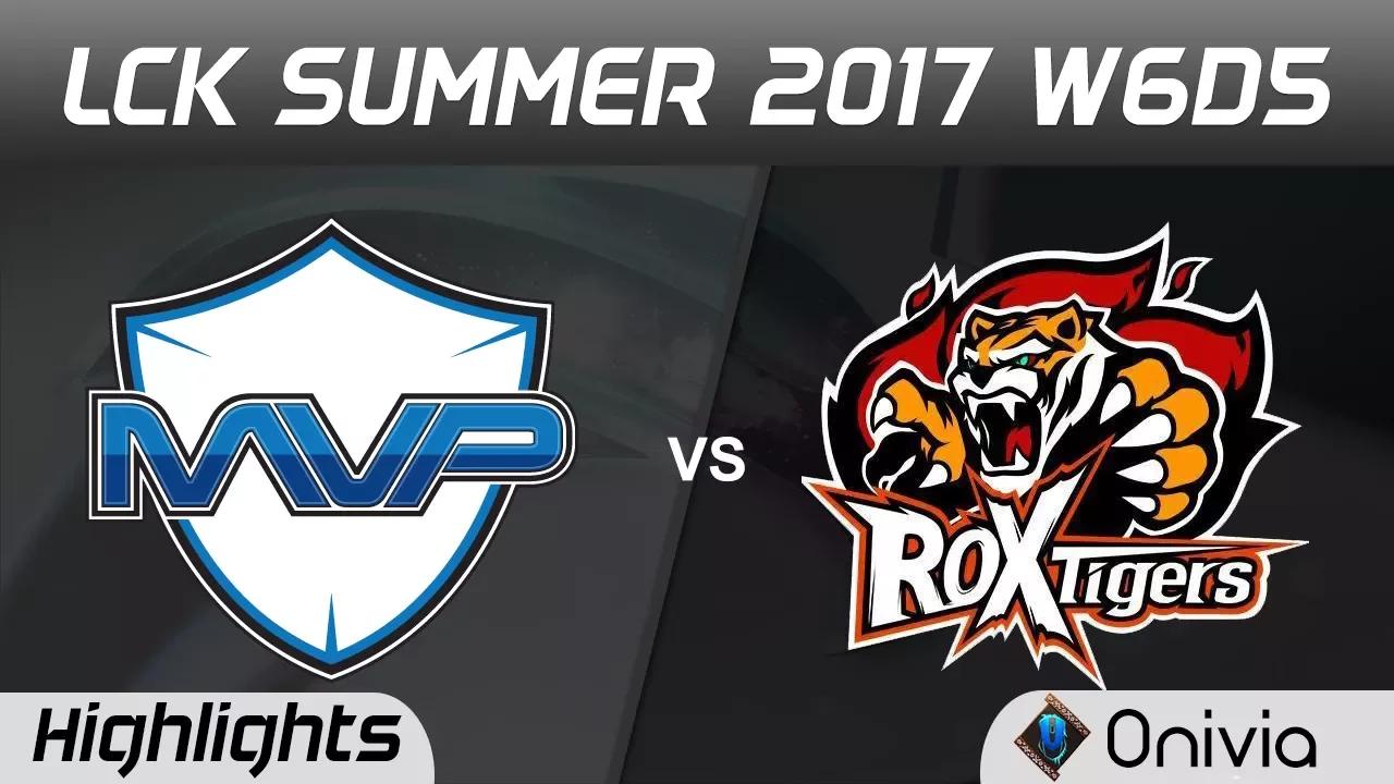 MVP vs ROX Highlights Game 2 LCK SUMMER 2017 MVP vs ROX Tigers by Onivia thumbnail