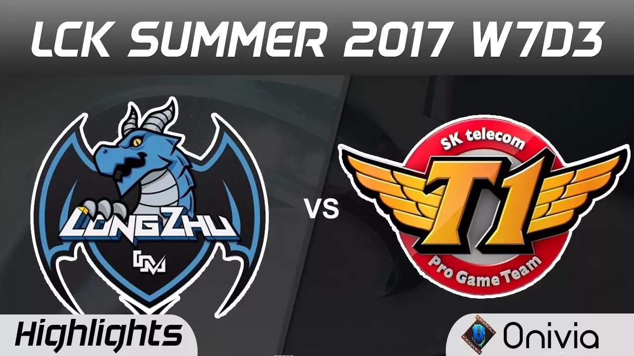 LZ vs SKT Highlights Game 1 LCK SUMMER 2017 Longzhu vs SK Telecom by Onivia thumbnail