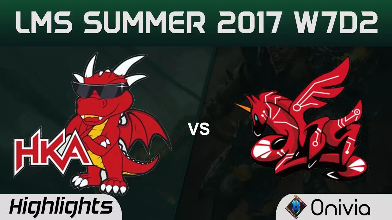 HKA vs AHQ Highlights Game 2 LMS 精華 夏季職業聯賽 2017 Hong Kong Attitude vs AHQ Esports by Onivia thumbnail