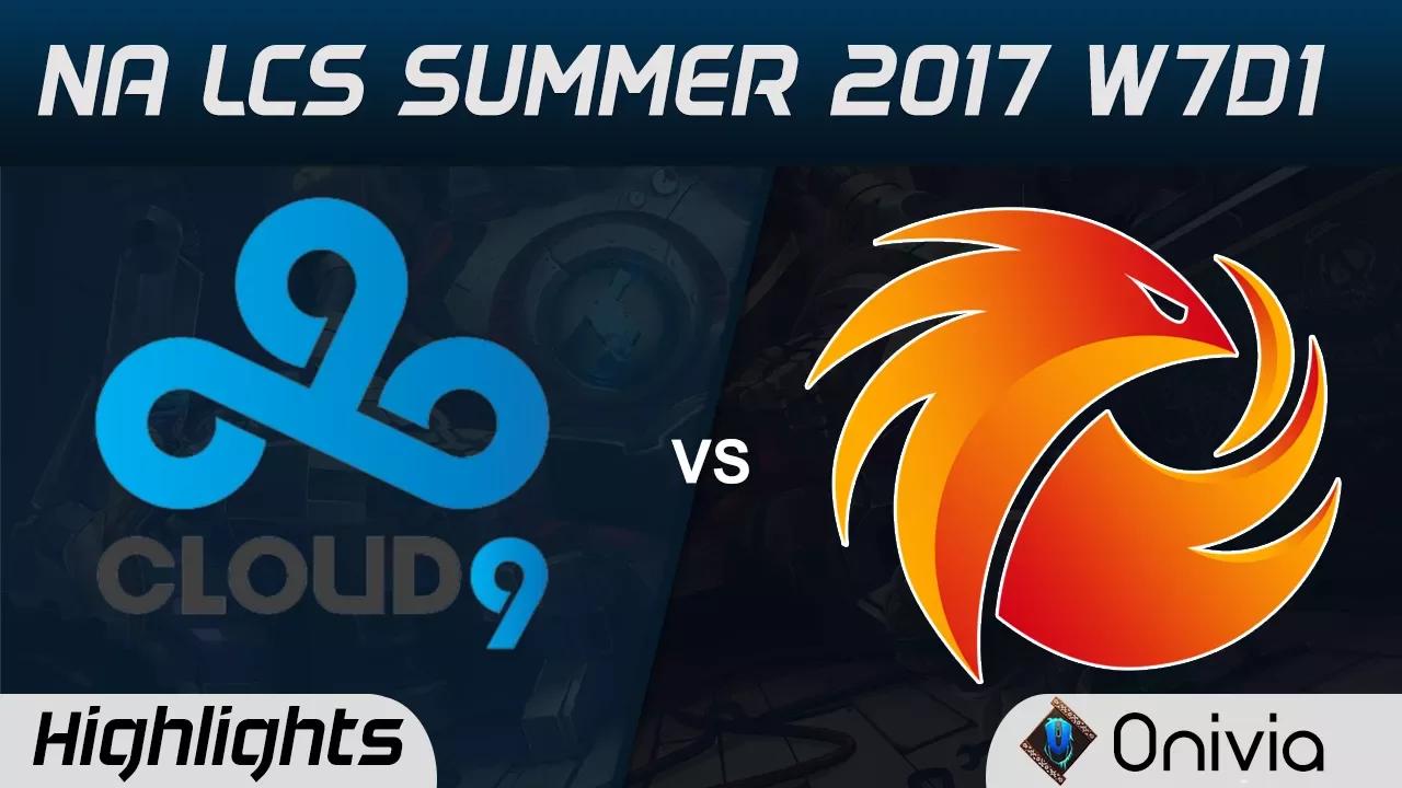 C9 vs P1 Highlights Game 1 NA LCS Summer 2017 Cloud9 vs Phoenix1 by Onivia thumbnail