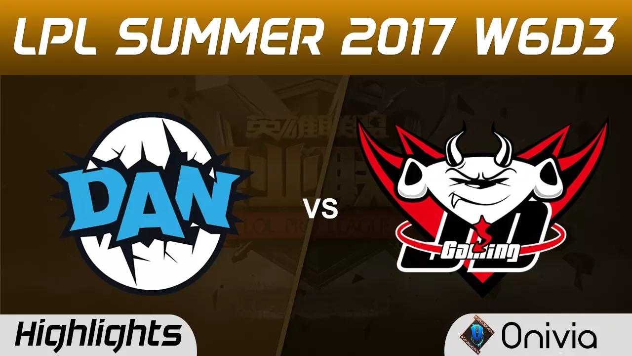 DAN vs JDG Highlights Game 1 LPL SUMMER 2017 DAN Gaming vs JD Gaming by Onivia thumbnail