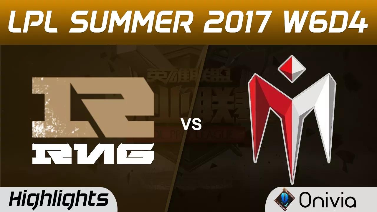 RNG vs IM Highlights Game 1 LPL SUMMER 2017 Royal Never Give Up vs I May by Onivia thumbnail