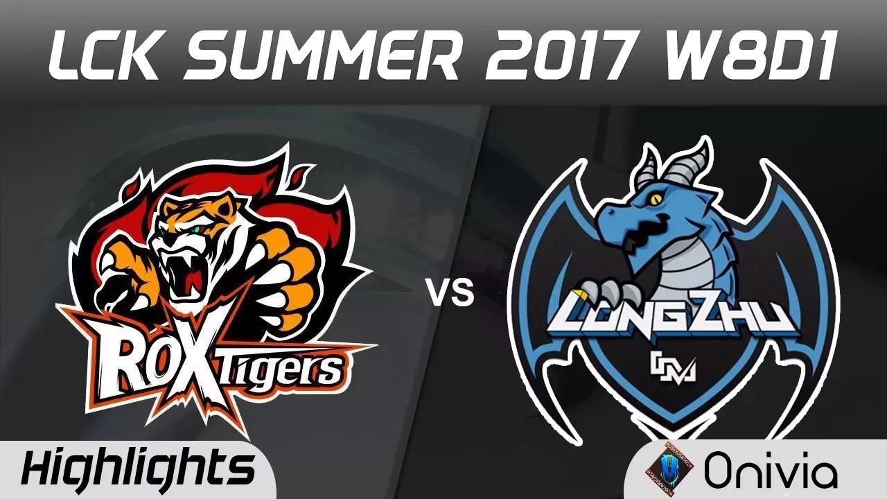 ROX vs LZ Highlights Game 1 LCK SUMMER 2017 ROX Tigers vs Longzhu by Onivia thumbnail