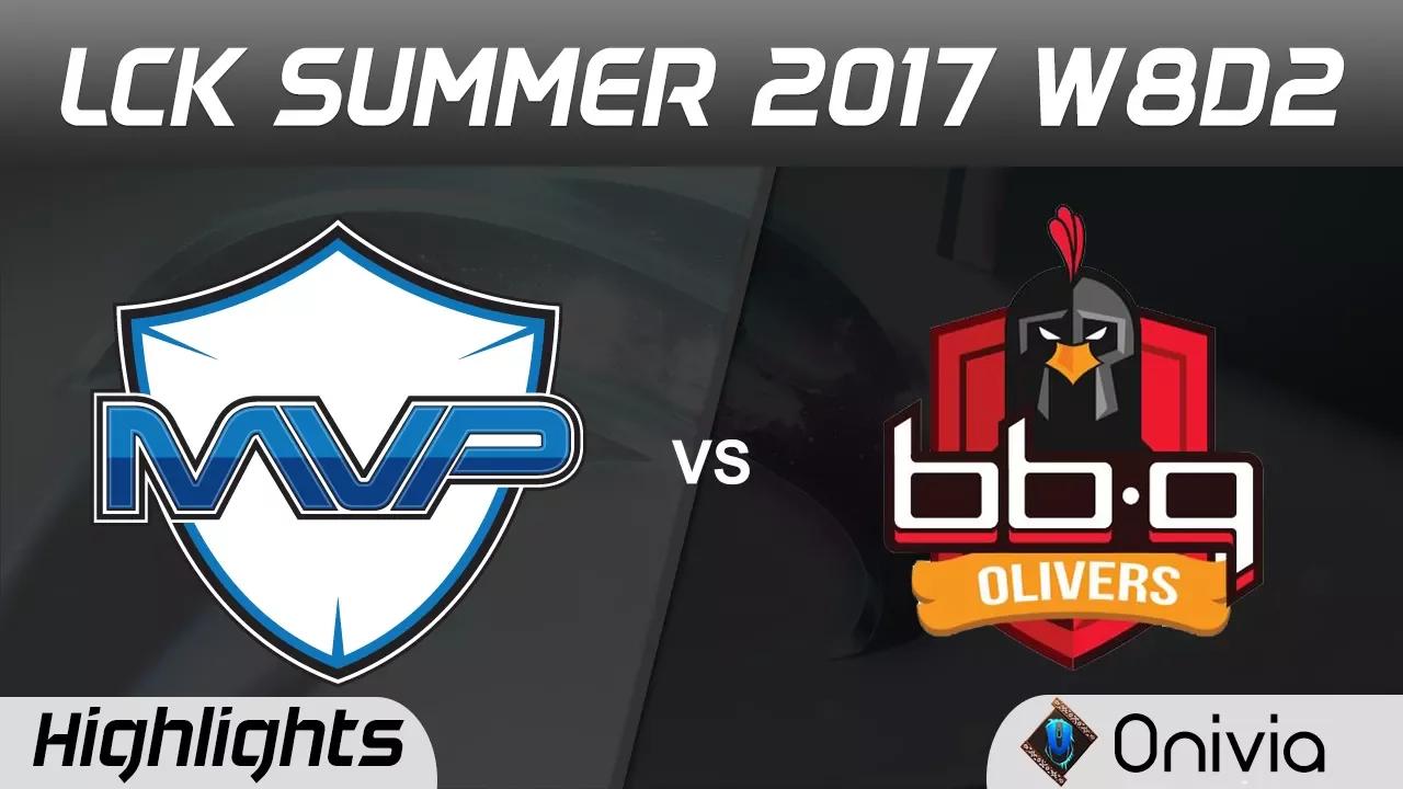 MVP vs BBQ Highlights Game 1 LCK SUMMER 2017 MVP vs BBQ Olivers by Onivia thumbnail