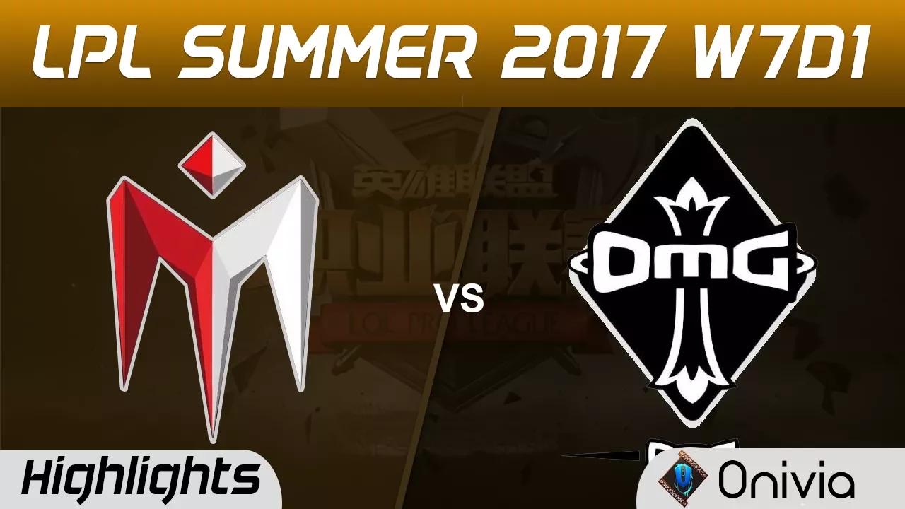 IM vs OMG Highlights Game 1 LPL SUMMER 2017 I May vs OMG by Onivia thumbnail