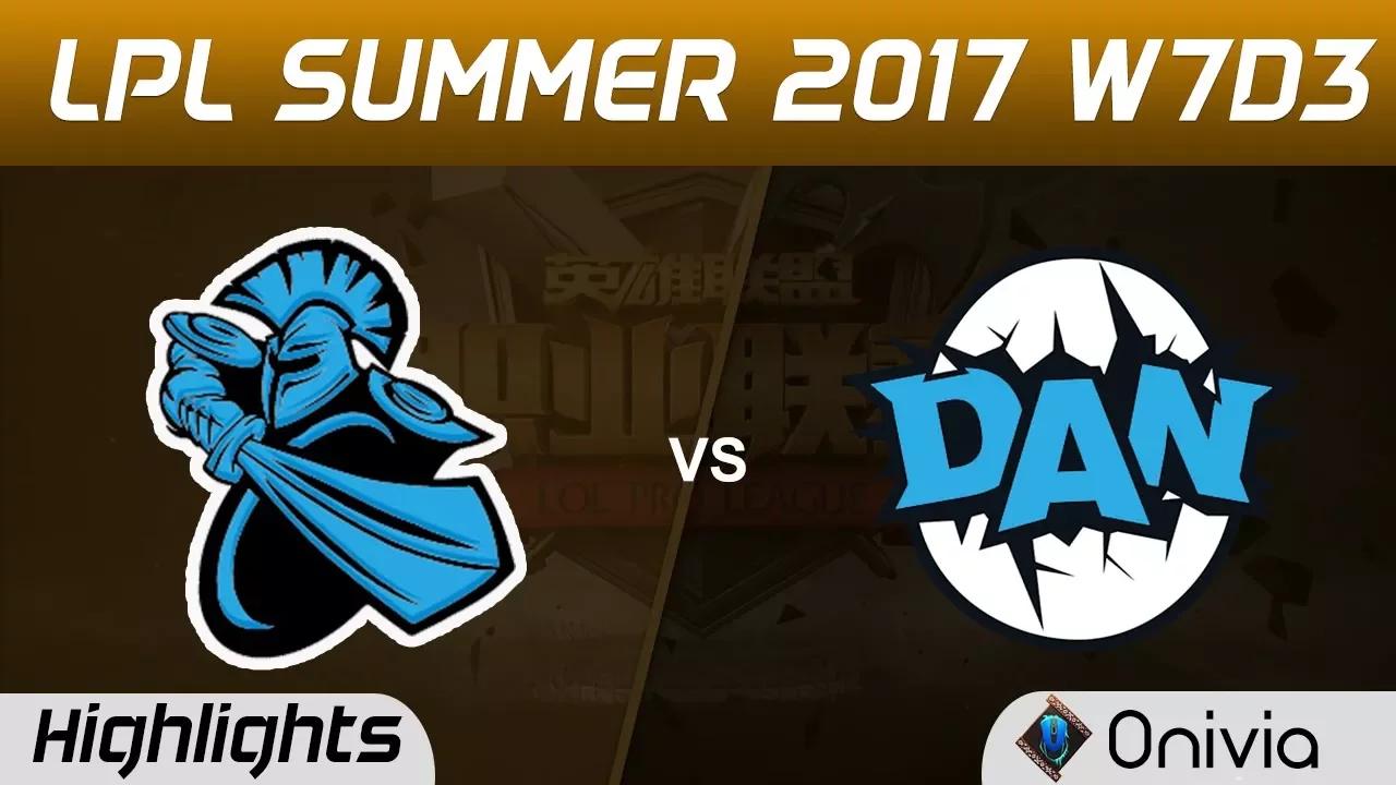 NB vs DAN Highlights Game 2 LPL SUMMER 2017 NewBee vs DAN Gaming by Onivia thumbnail