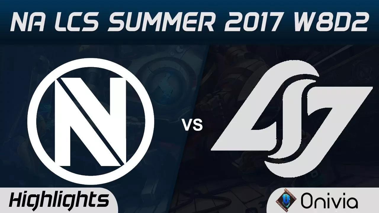 NV vs CLG Highlights Game 2 NA LCS Summer 2017 EnvyUs vs Counter Logic Gaming by Onivia thumbnail