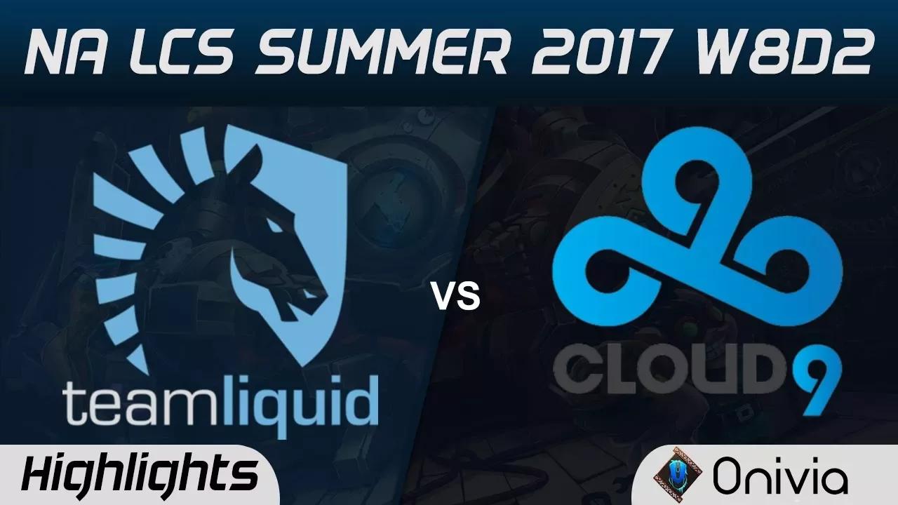 TL vs C9 Highlights Game 1 NA LCS Summer 2017 Team Liquid vs Cloud9 by Onivia thumbnail