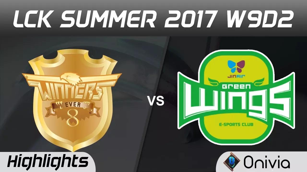 E8W vs JAG Highlights Game 1 LCK SUMMER 2017 Ever8 Winners vs Jin Air Green Wings by Onivia thumbnail