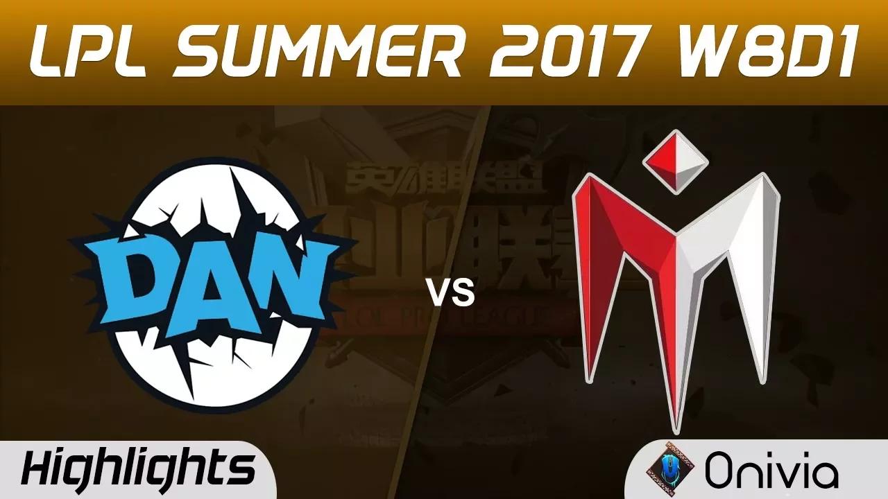 DAN vs IM Highlights Game 1 LPL SUMMER 2017 DAN Gaming vs I May by Onivia thumbnail