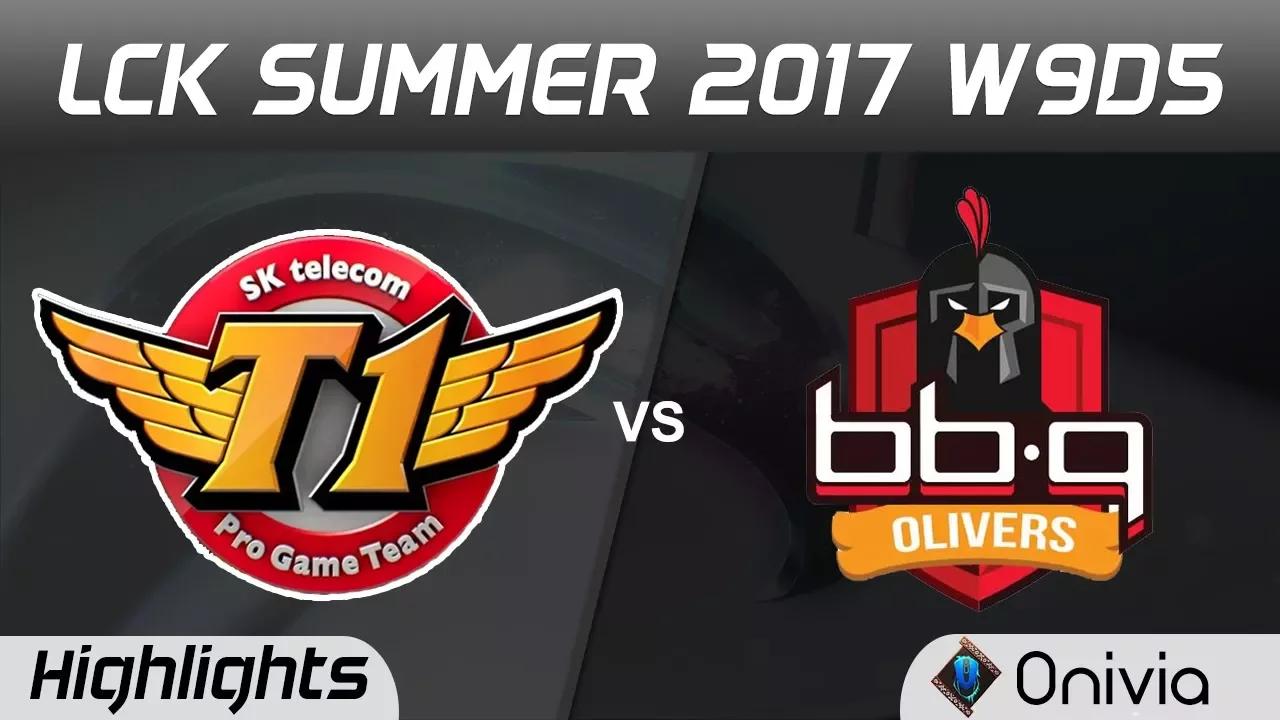 SKT vs BBQ Highlights Game 3 LCK SUMMER 2017 SK Telecom T1 vs BBQ Olivers by Onivia thumbnail