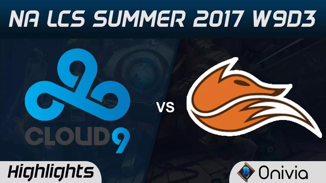 C9 vs FOX Highlights Game 1 NA LCS Summer 2017 Cloud9 vs Echo Fox by Onivia thumbnail