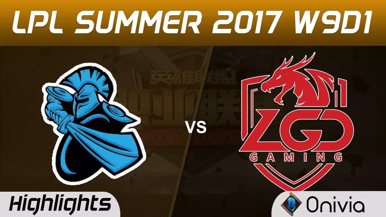 NB vs LGD Highlights Game 1 LPL SUMMER 2017 NewBee vs LGD Gaming by Onivia thumbnail