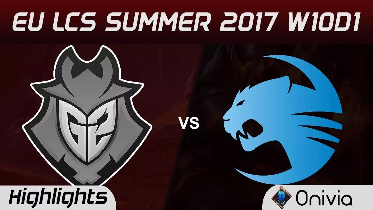 G2 vs ROC Highlights Game 2 EU LCS SUMMER 2017 G2 Esports vs Roccat by Onivia thumbnail