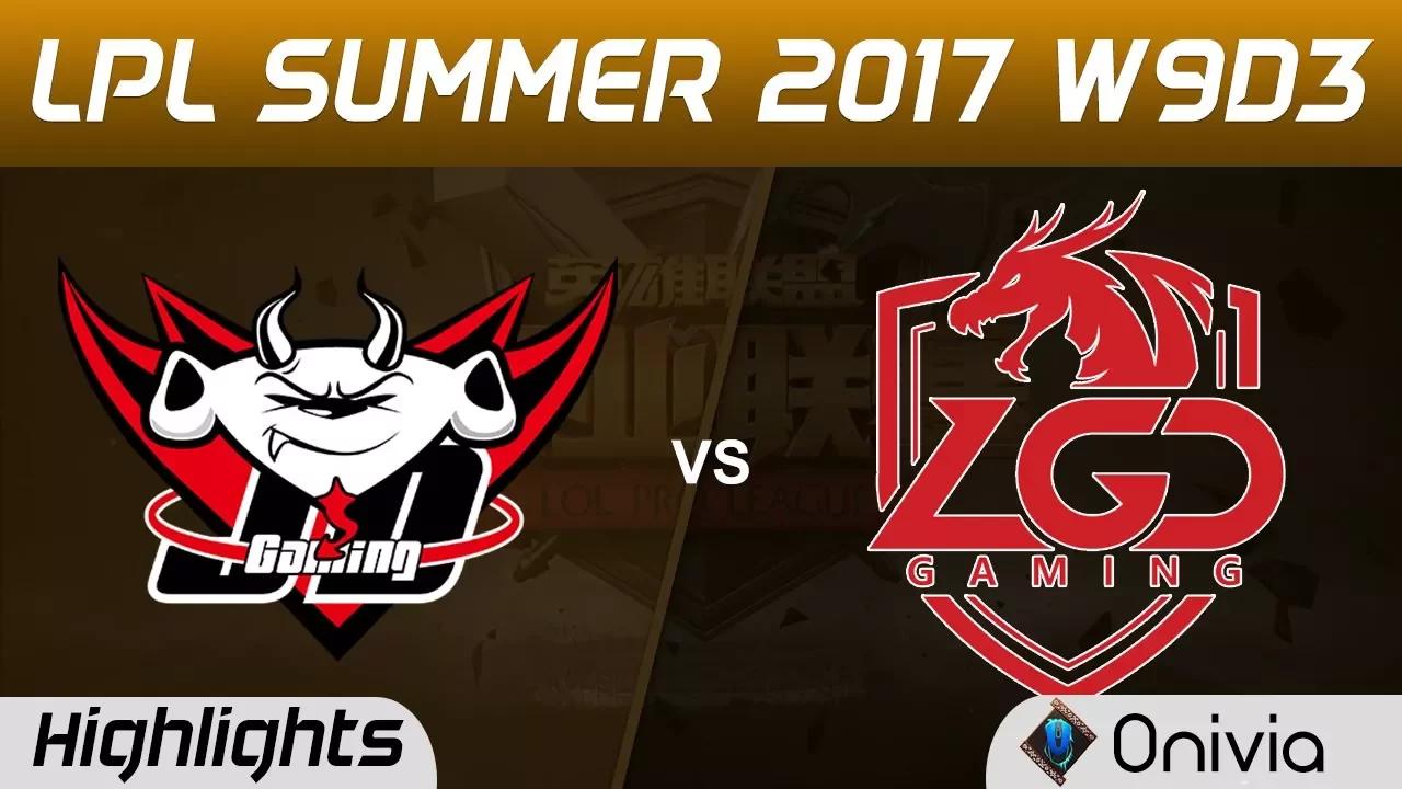 JDG vs LGD Highlights Game 1 LPL SUMMER 2017 JD Gaming vs LDG Gaming by Onivia thumbnail