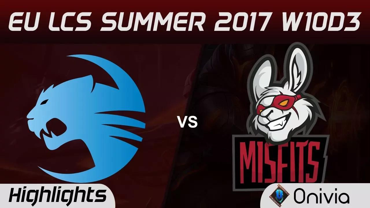 ROC vs MSF Highlights Game 1 EU LCS SUMMER 2017 Roccat vs Misfits by Onivia thumbnail