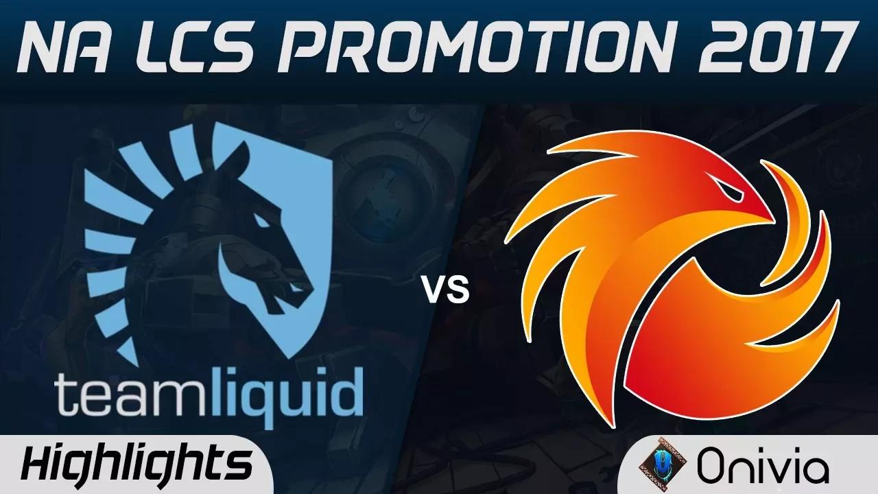 TL vs P1 Highlights Game 1 NA LCS SUMMER PROMOTION 2017 Team Liquid vs Phoenix1 by Onivia thumbnail