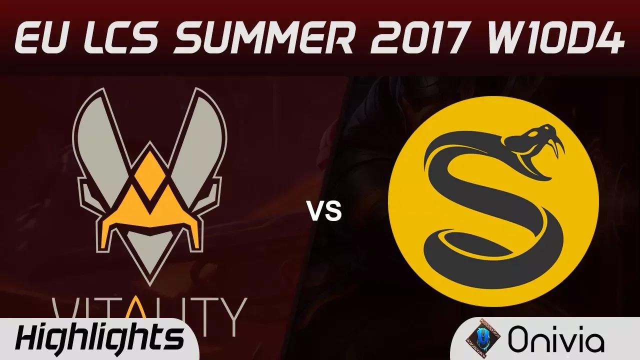 VIT vs SPY Highlights Game 1 EU LCS SUMMER 2017 Vitality vs Splyce by Onivia thumbnail