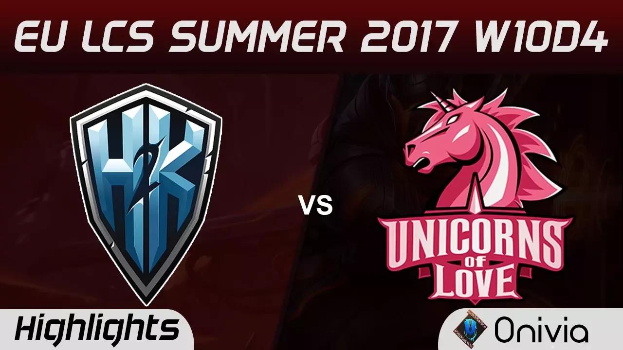 H2K vs UOL Highlights Game 1 EU LCS SUMMER 2017 H2K Gaming vs Unicorns of Love by Onivia thumbnail