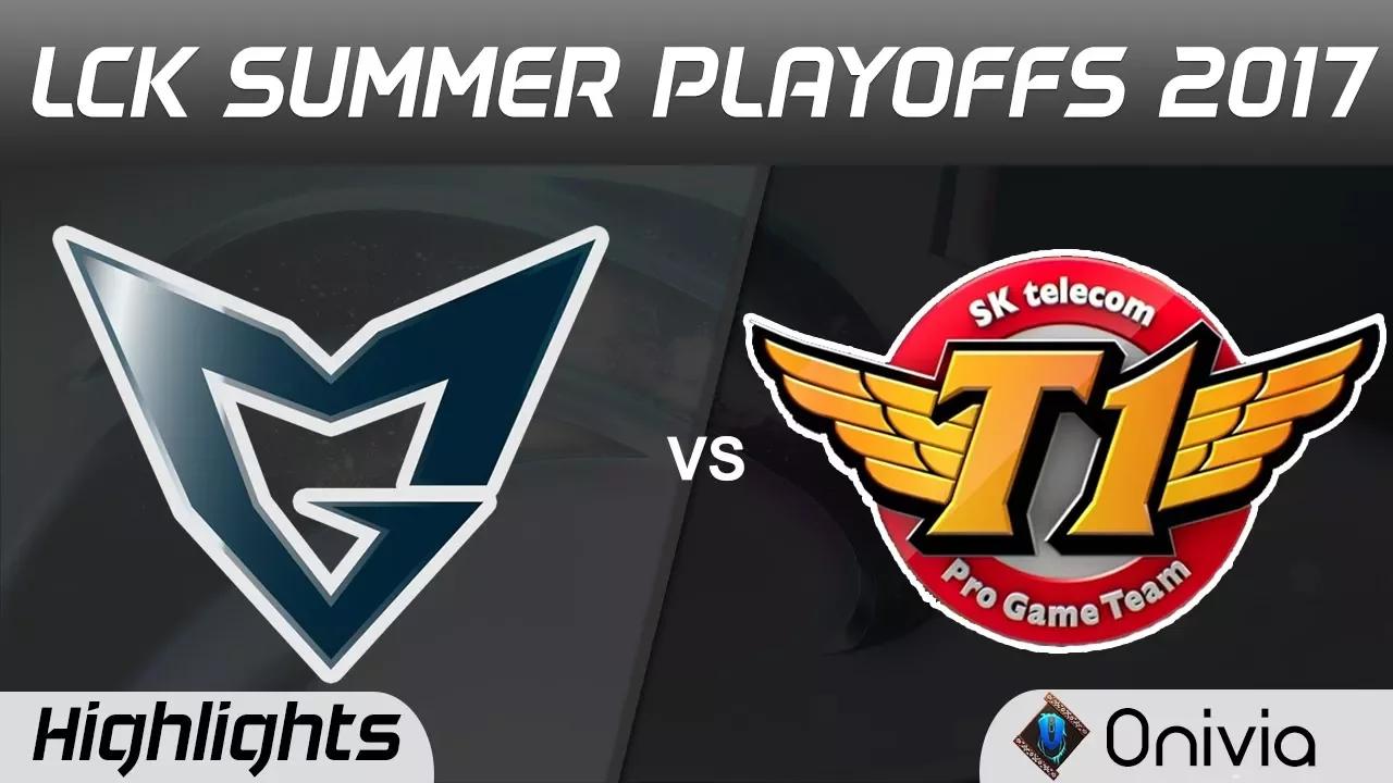 SSG vs SKT Highlights Game 2 LCK PLAYOFFS 2017 Round 2 Samsung vs SK Telecom T1 by Onivia thumbnail