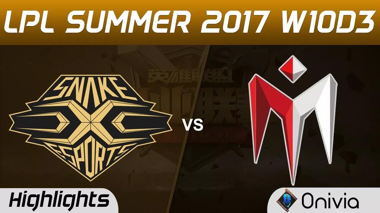 SS vs IM Highlights Game 2 LPL SUMMER 2017 Snake vs I May by Onivia thumbnail