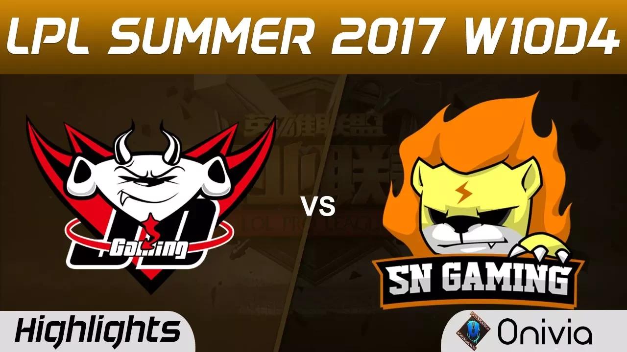 JDG vs SNG Highlights Game 2 LPL SUMMER 2017 JD Gaming vs Suning Gaming by Onivia thumbnail