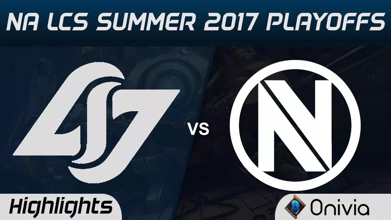 CLG vs NV Highlights Game 4 NA LCS SUMMER 2017 PLAYOFFS Counter Logic Gaming vs EnvyUs by Onivia thumbnail