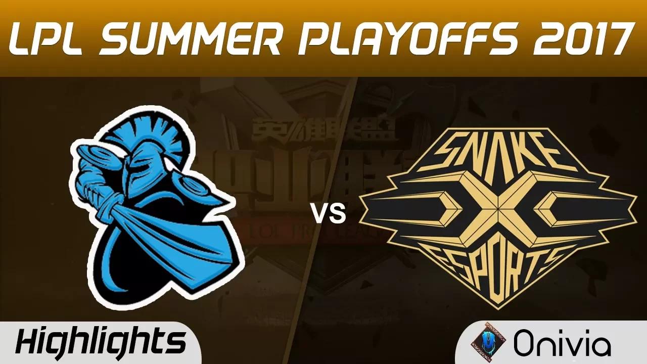 NB vs SS Highlights Game 2 LPL SUMMER PLAYOFFS 2017 NewBee vs Snake by Onivia thumbnail