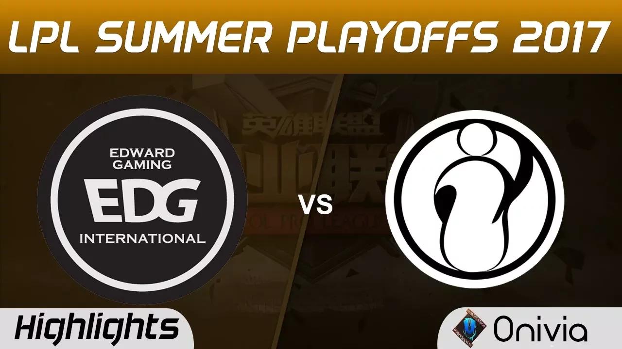 EDG vs IG Highlights Game 2 LPL SUMMER PLAYOFFS 2017 Edward Gaming vs Invictus Gaming by Onivia thumbnail