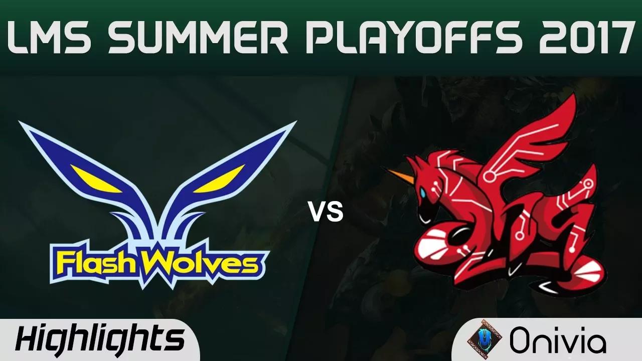 FW vs AHQ Highlights Game 1 LMS 精華 夏季職業聯賽 PLAYOFFS 2017 Flash Wolves vs AHQ Esports by Onivia thumbnail