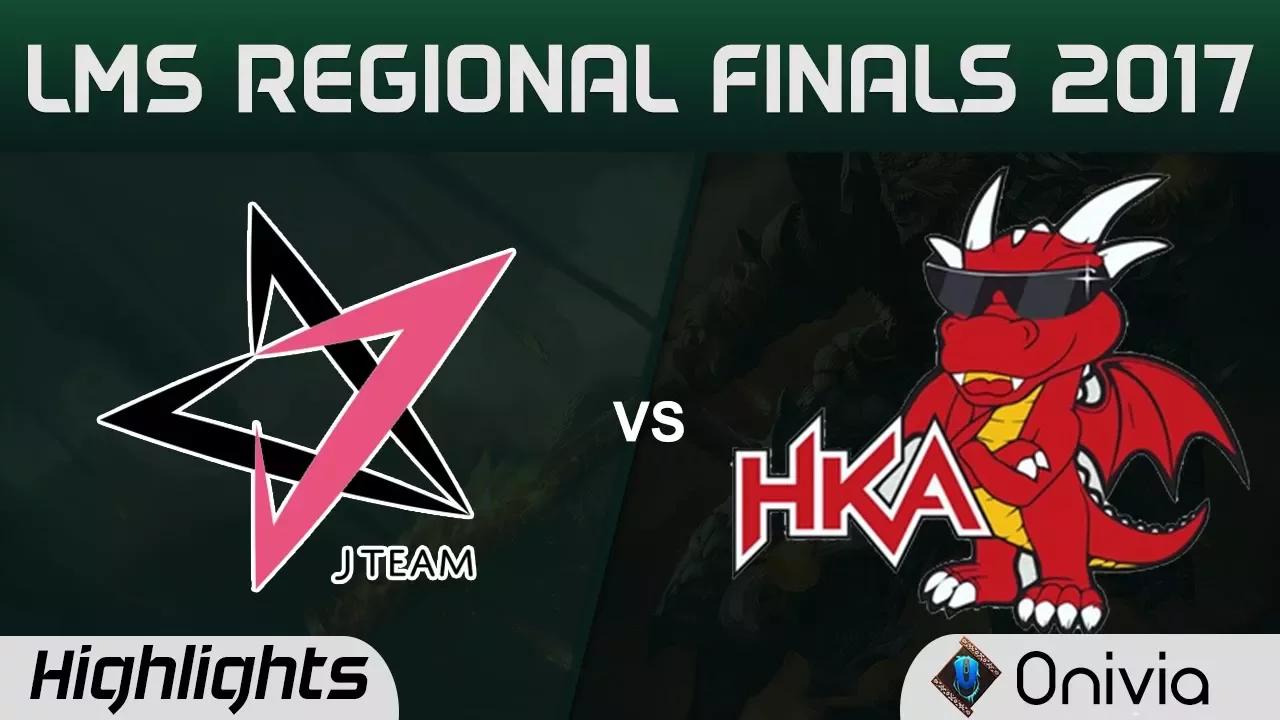 JT vs HKA Highlights Game 4 LMS 精華 夏季職業聯賽 REGIONAL FINALS 2017 J Team vs Hong Kong Attitude by Onivi thumbnail