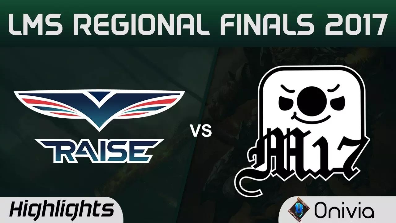 RG vs M17 Highlights Game 2 LMS 精華 夏季職業聯賽 REGIONAL FINALS 2017 Raise Gaming vs Machi Esports by Oniv thumbnail