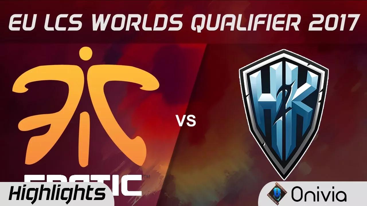 FNC vs  H2K Highlights Game 2 LCS Worlds Qualifier 2017 Fnatic vs  H2K Gaming by Onivia thumbnail