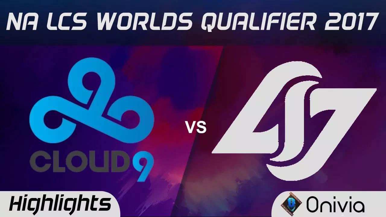 C9 vs  CLG Highlights Game 4 NA LCS Worlds Qualifier 2017 Cloud9 vs  Counter Logic Gaming by Onivia thumbnail