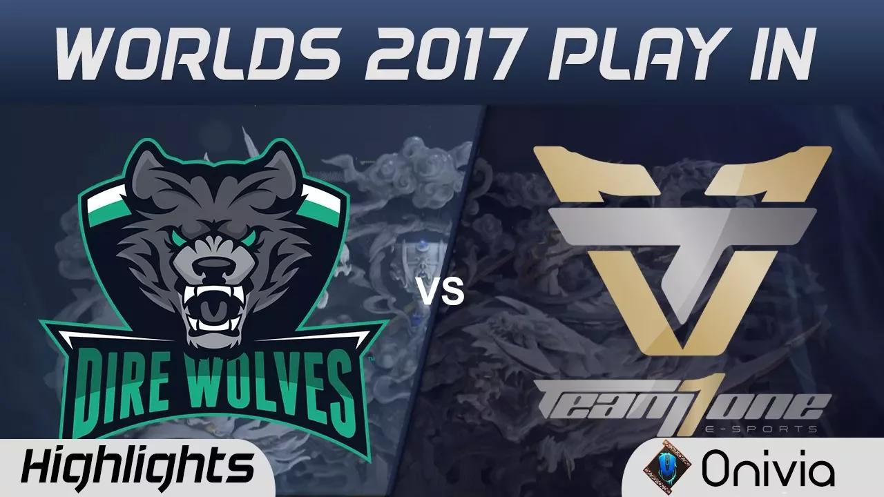 DW vs ONE Highlights World Championship 2017 Play In Dire Wolves vs Team ONE by Onivia thumbnail