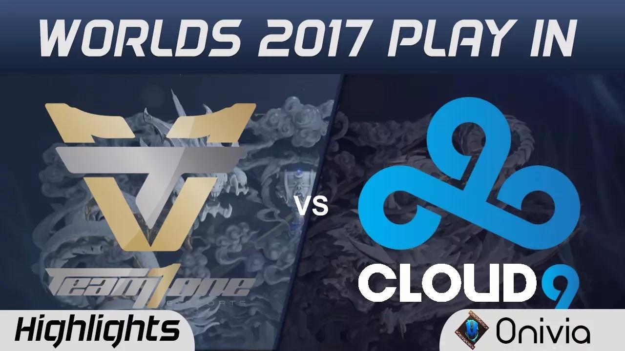 ONE vs C9 Highlights World Championship 2017 Play In Team One vs Cloud9 by Onivia thumbnail