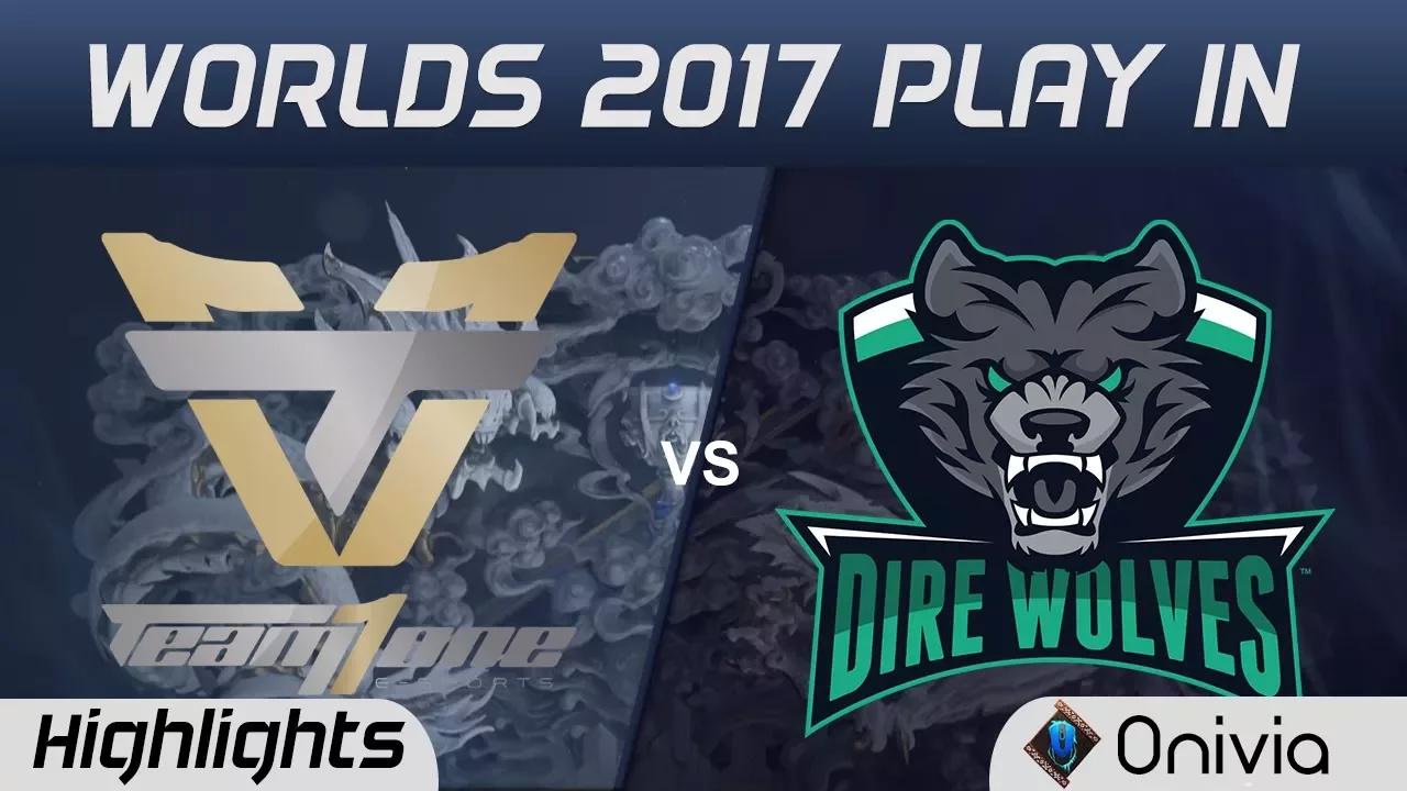 ONE vs DW Highlights World Championship 2017 Play In Team One vs Dire Wolves by Onivia thumbnail