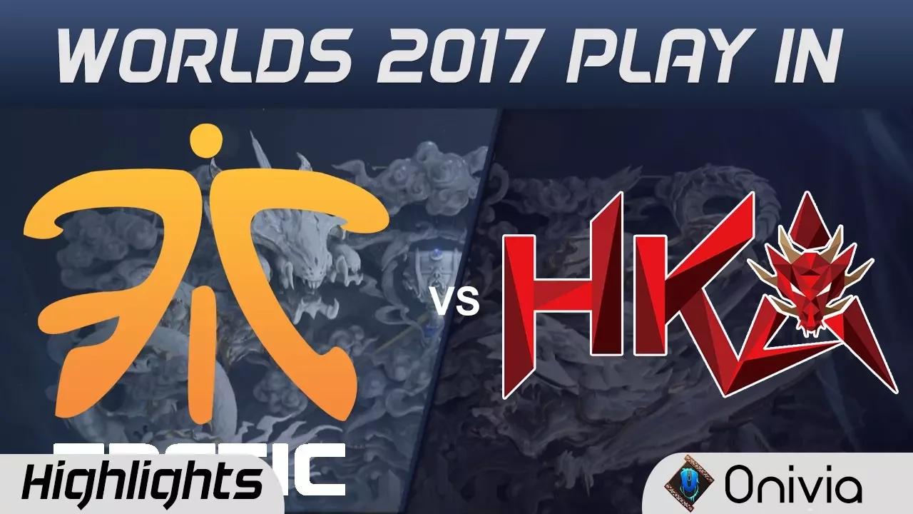 FNC vs HKA Highlights Game 3 World Championship 2017 Play In Fnatic vs Hong Kong Attitude by Onivia thumbnail