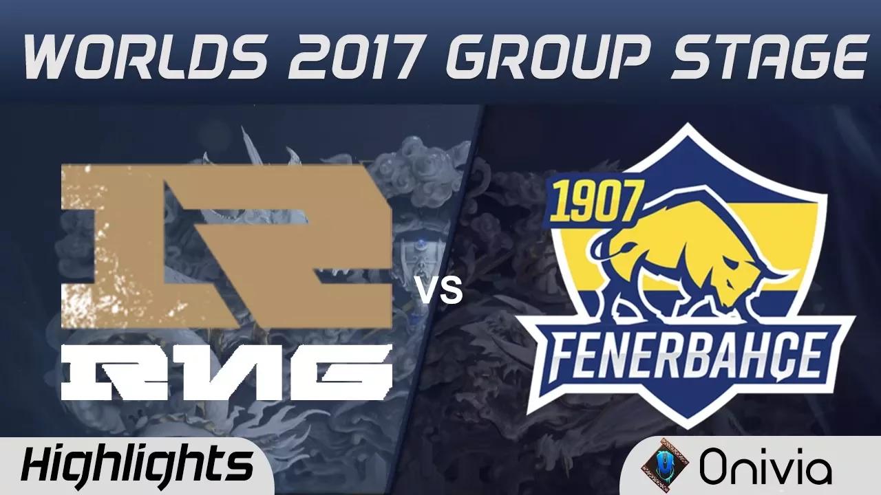 RNG vs FB Highlights World Championship 2017 Group Stage Royal Never Give Up vs 1907 Fenerbahce by O thumbnail