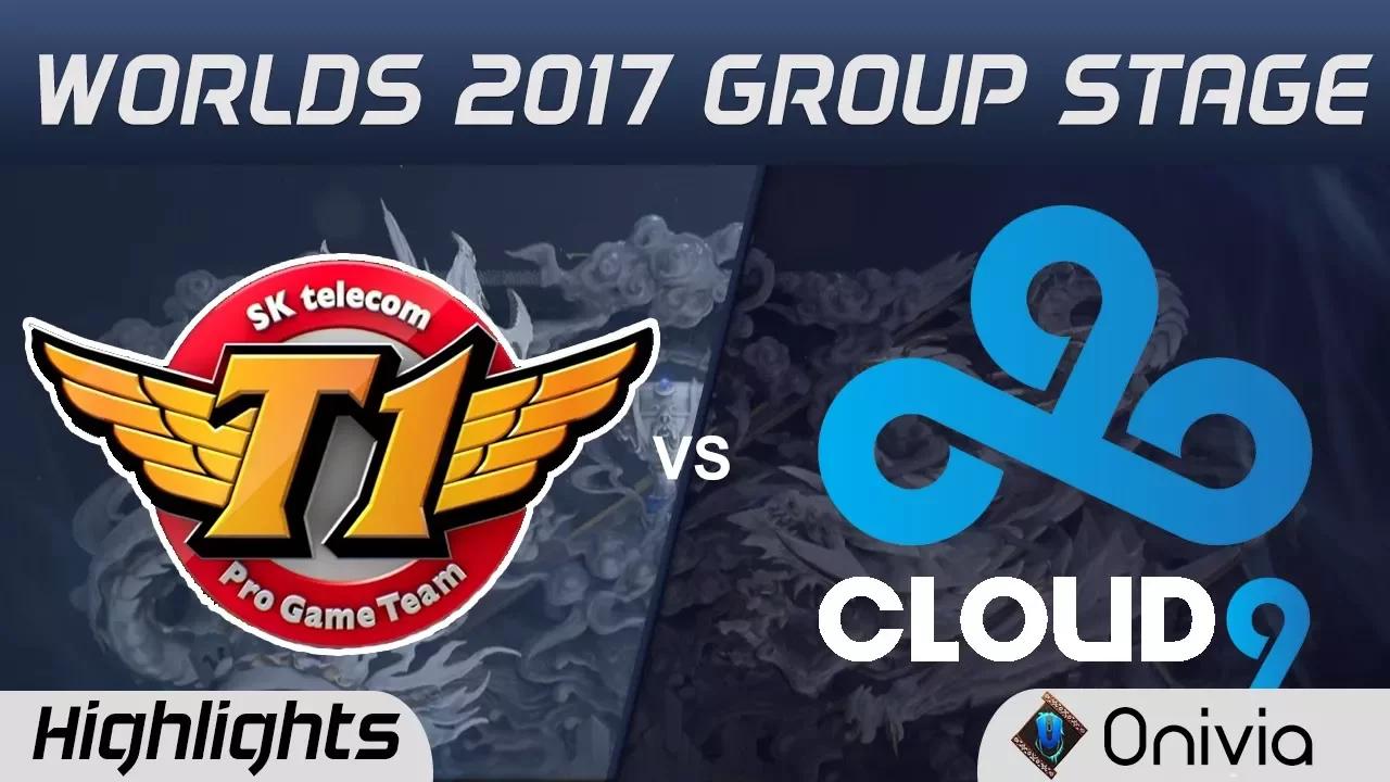 SKT vs C9 Highlights World Championship 2017 Group Stage SK Telecom T1 vs Cloud9 by Onivia thumbnail